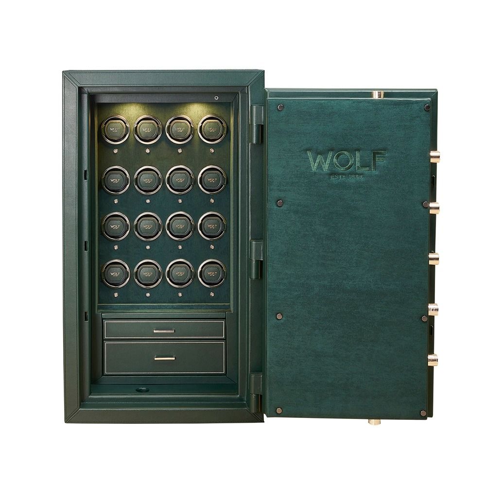 Athos 16 Piece Watch Winder and Jewelry Safe