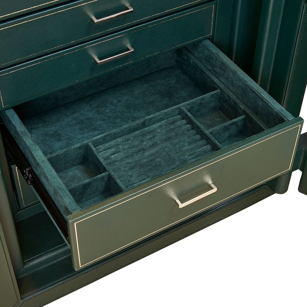 Athos 16 Piece Watch Winder and Jewelry Safe