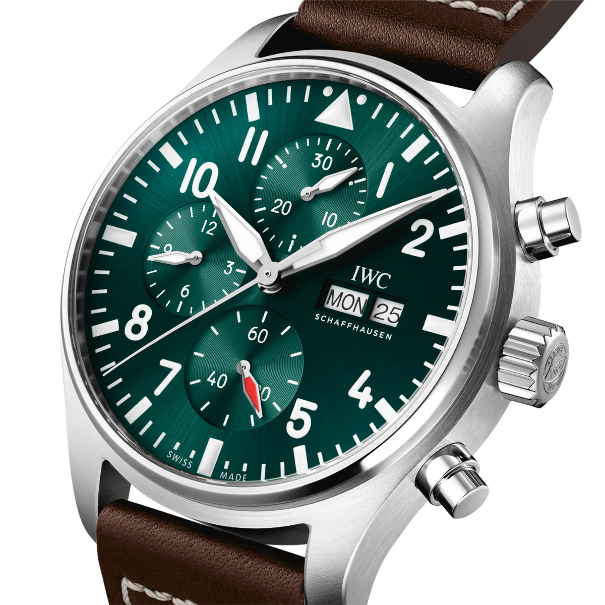 IWC Schaffhausen Pilot's Watch Chronograph - Green Dial
