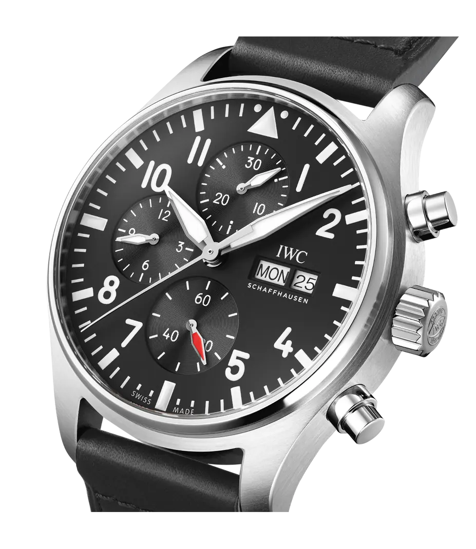 IWC Schaffhausen Pilot's Watch Chronograph - Black Dial