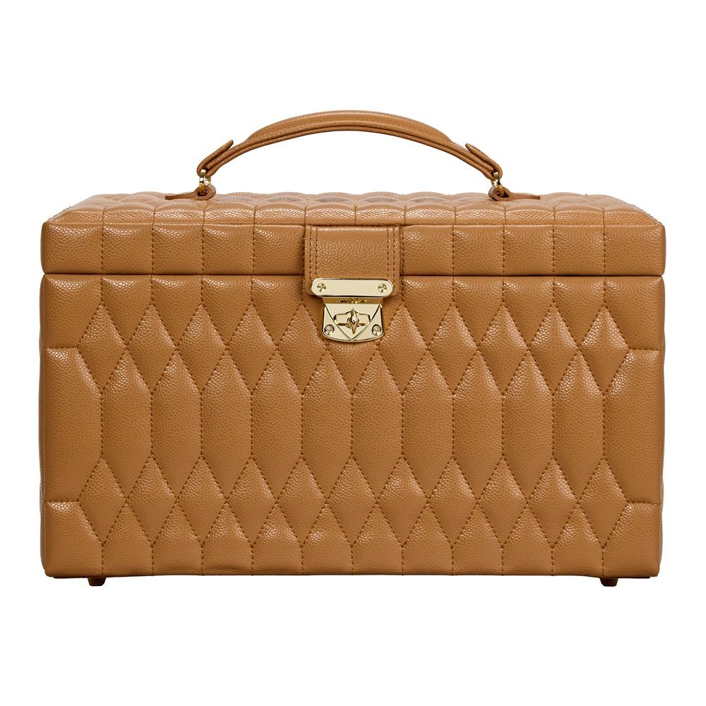 Lauren Large Jewelry Box - Camel