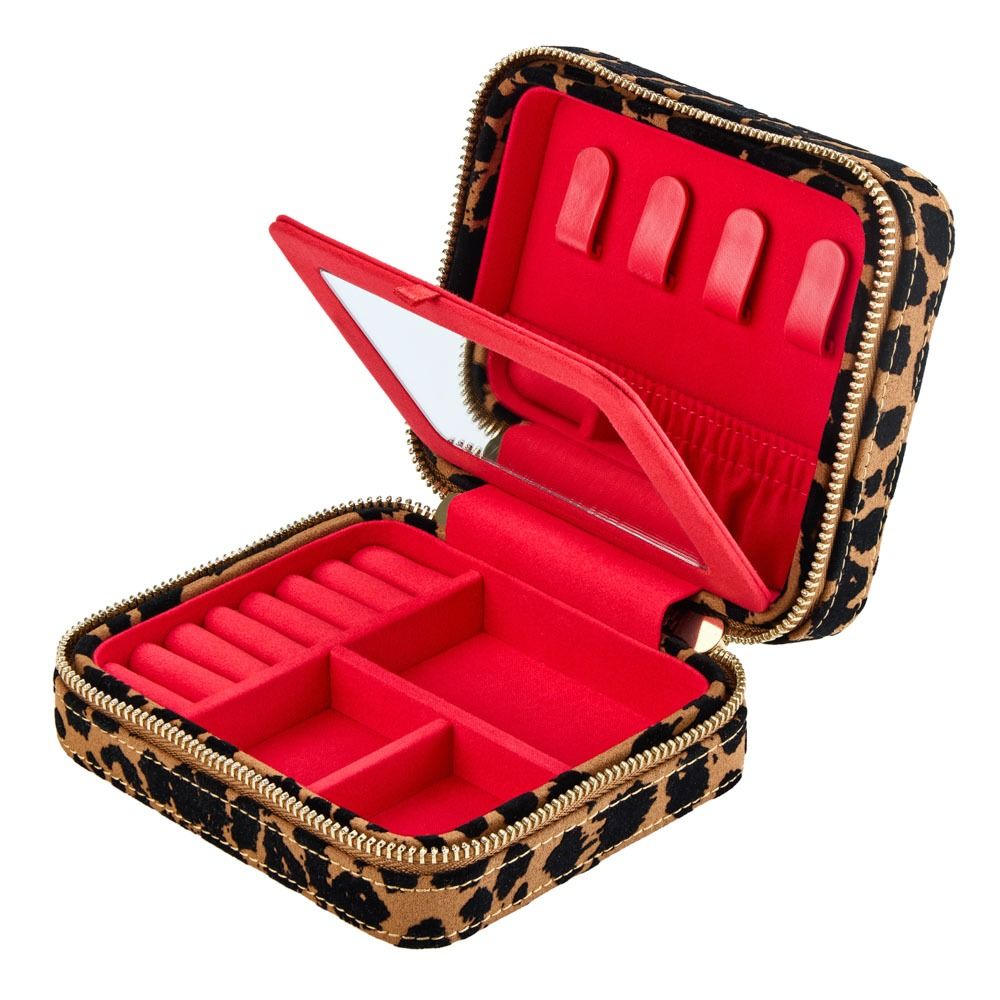 Savanna Print Zip Travel Case