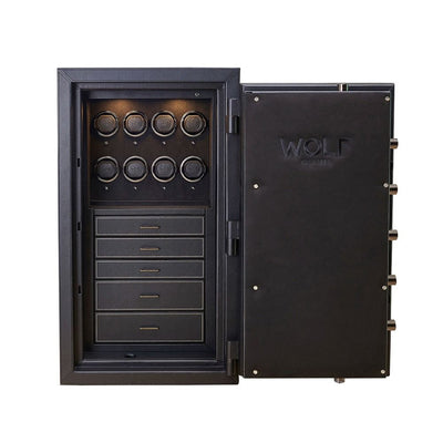 Athos 8 Piece Watch Winder and Jewelry Safe