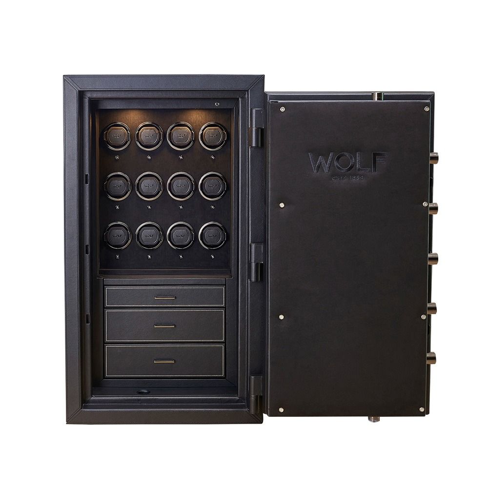 Athos 12 Piece Watch Winder and Jewelry Safe