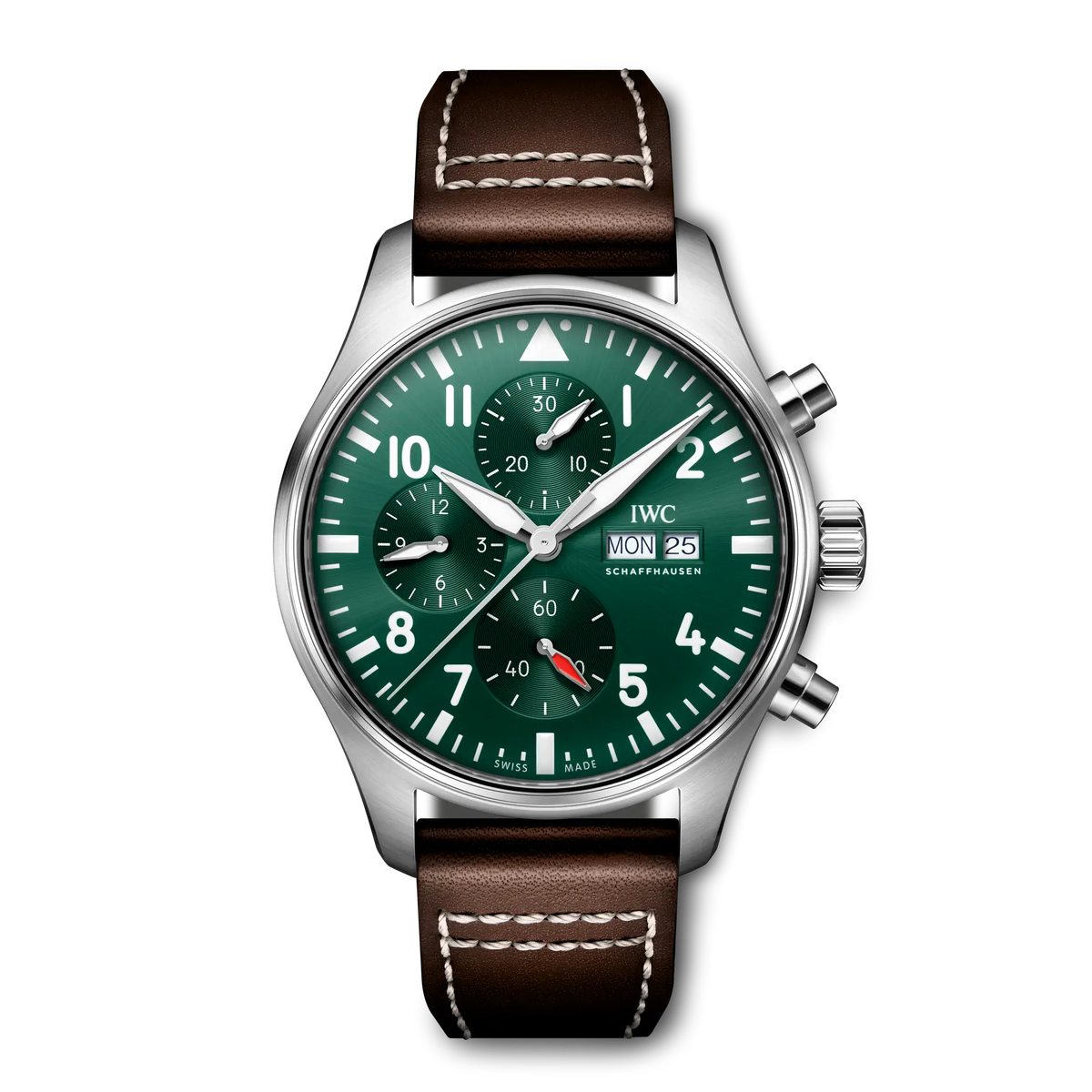 IWC Schaffhausen Pilot's Watch Chronograph - Green Dial