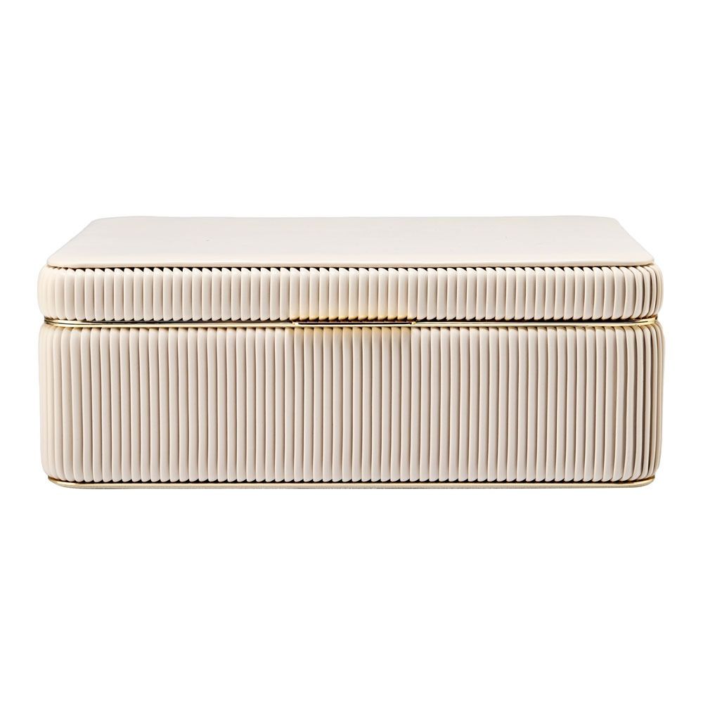 Bella Medium Jewellery Box – Bone