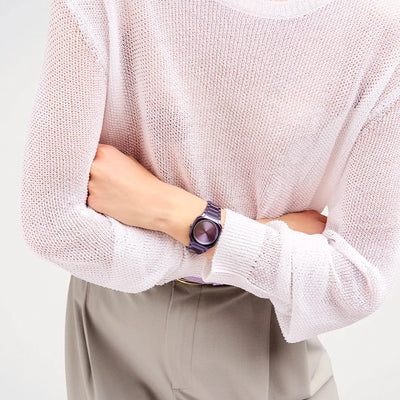 Square Disco Purple 32mm SQBL02