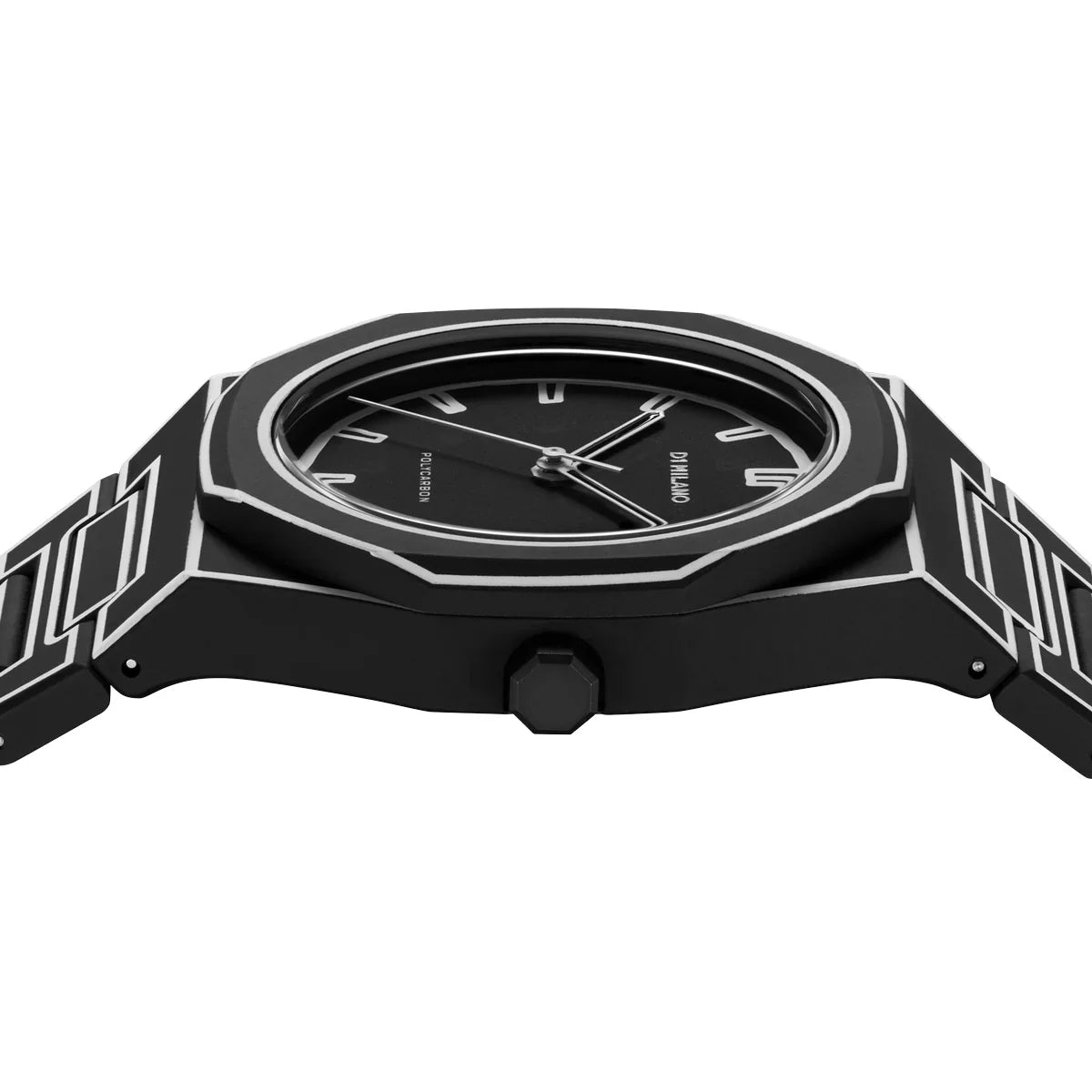 D1 Milano Polycarbon Black Sketch 40.5mm PCBJ33