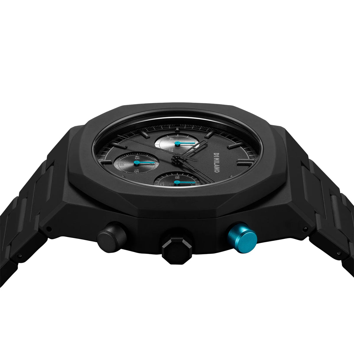 D1 Milano Polychrono Charcoal Black 40.5mm PHBJ07