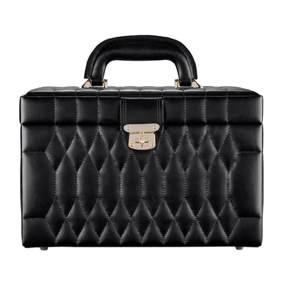 Caroline Cosmetic Train Case - Black